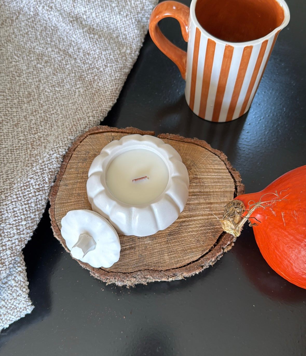 Bougie citrouille 🎃