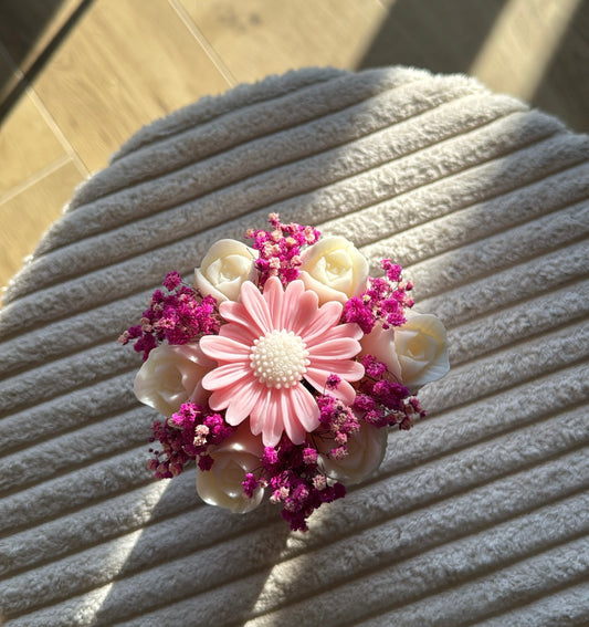 Bouquet (petit) - Rose & blanc